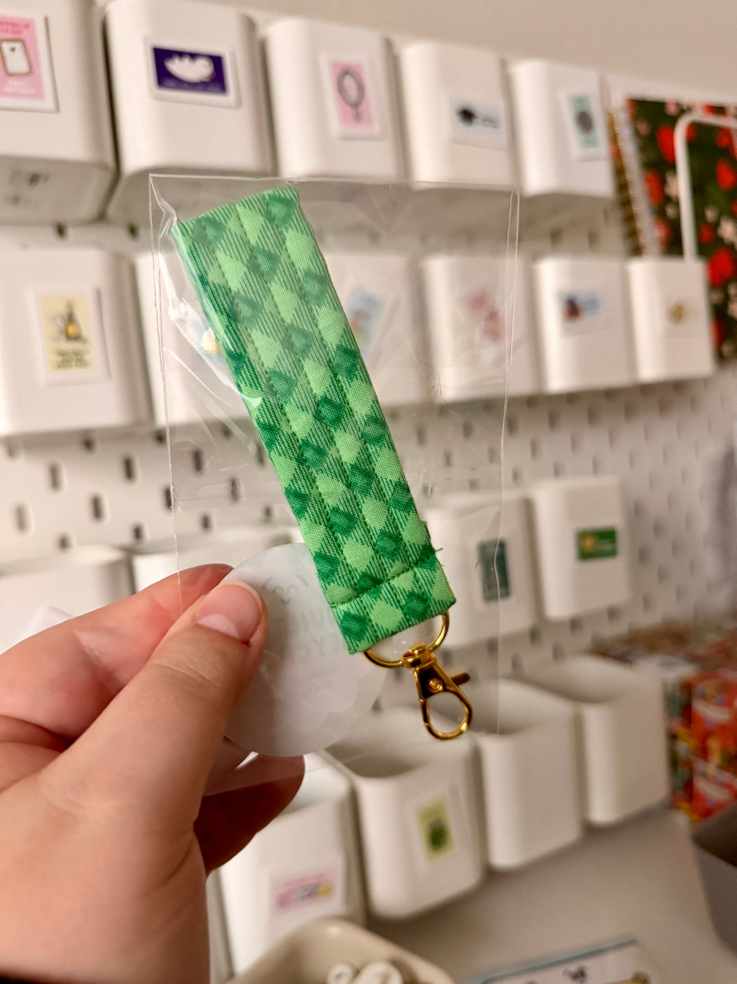 Quilted Keychain