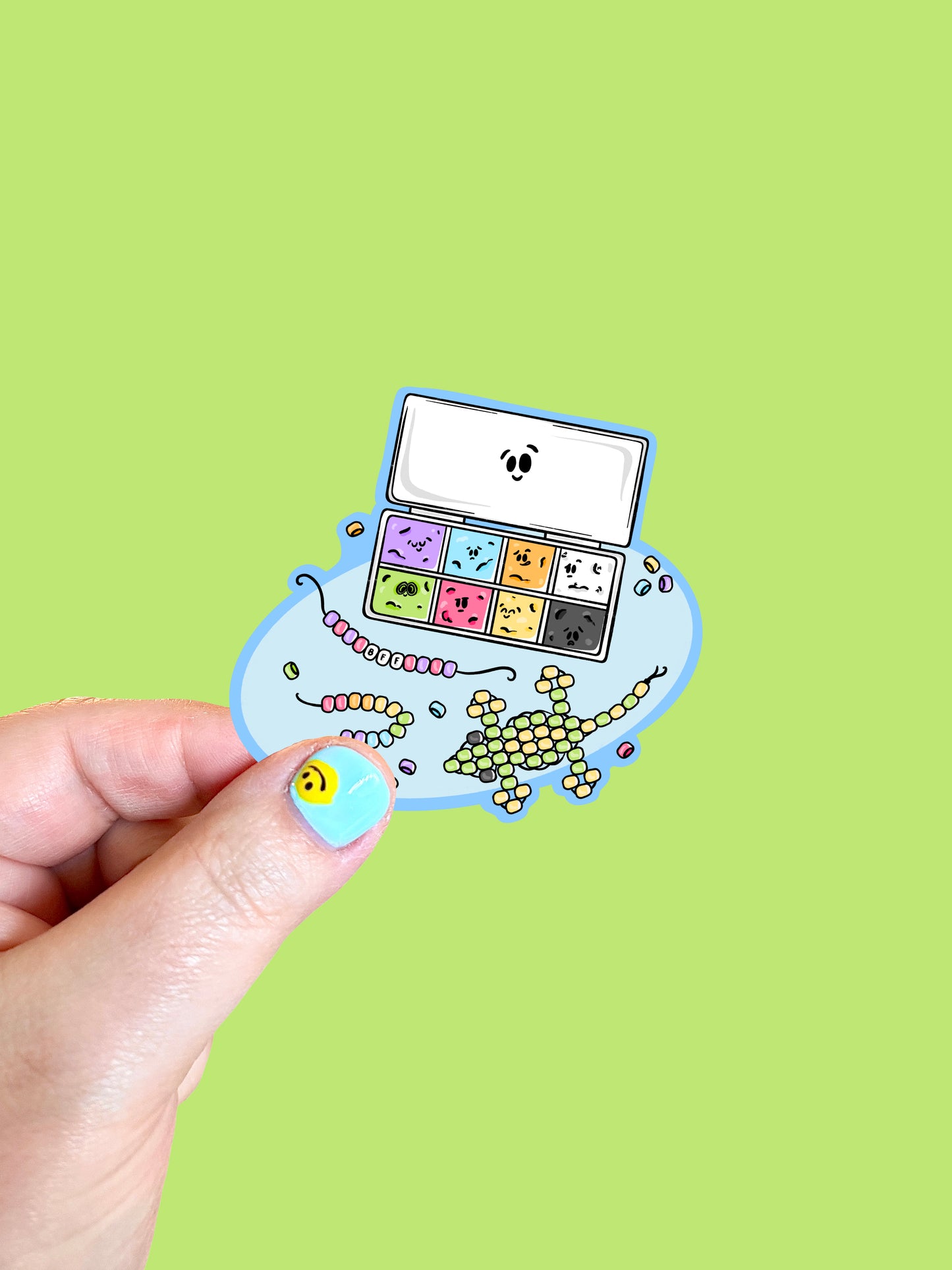 Bead Crafts Vinyl Sticker