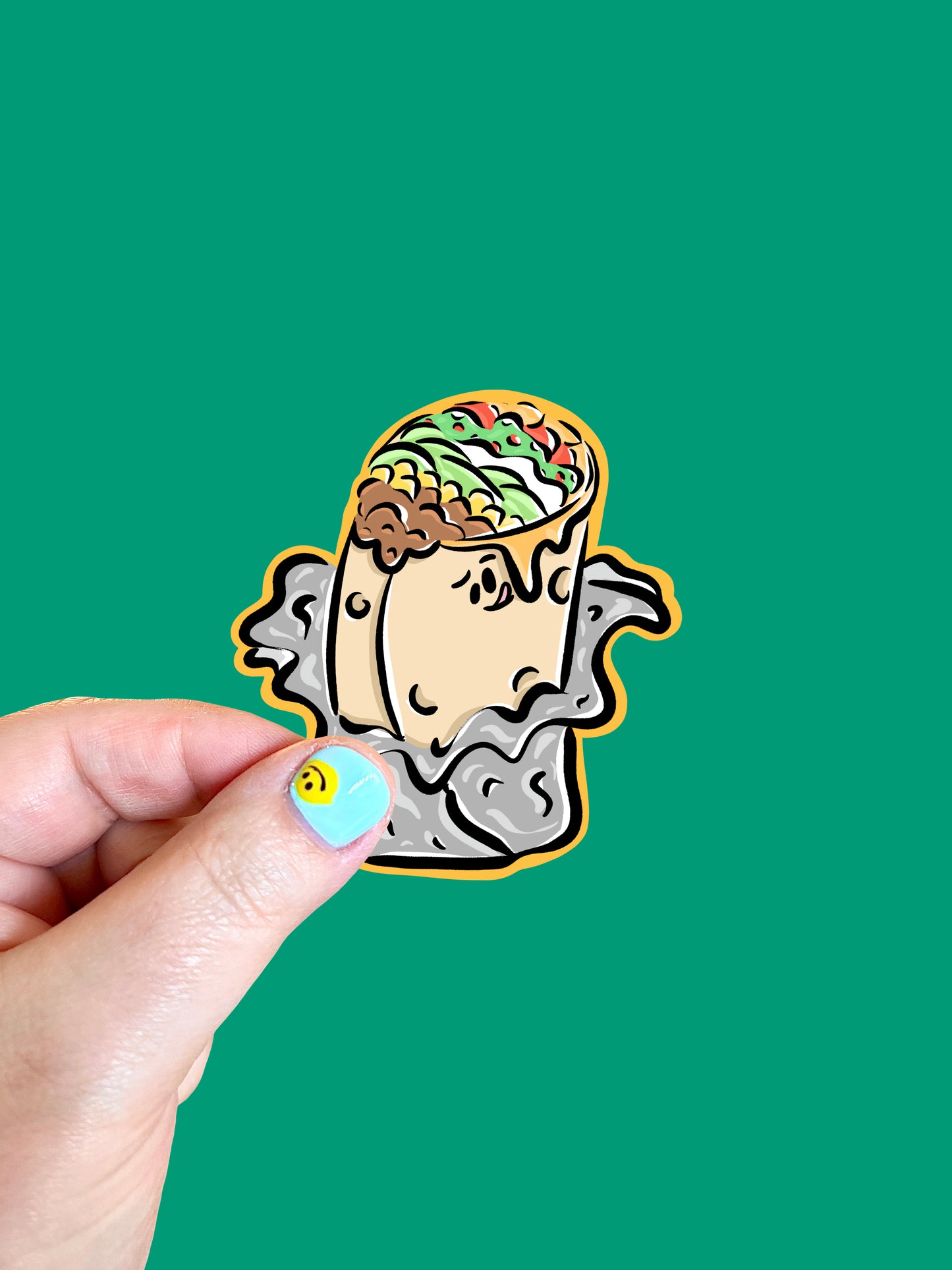 Burrito Vinyl Sticker