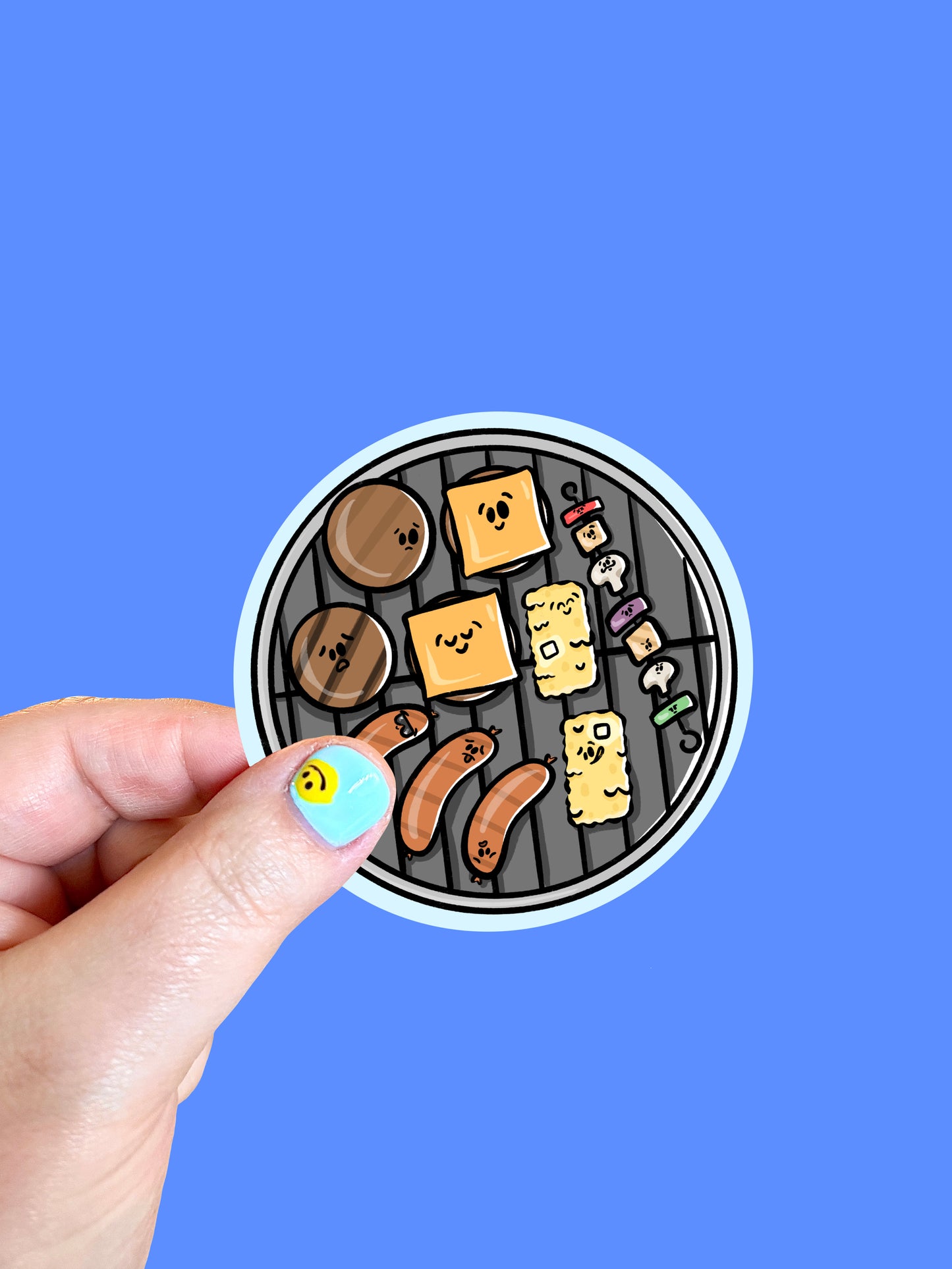 BBQ Grill Vinyl Sticker