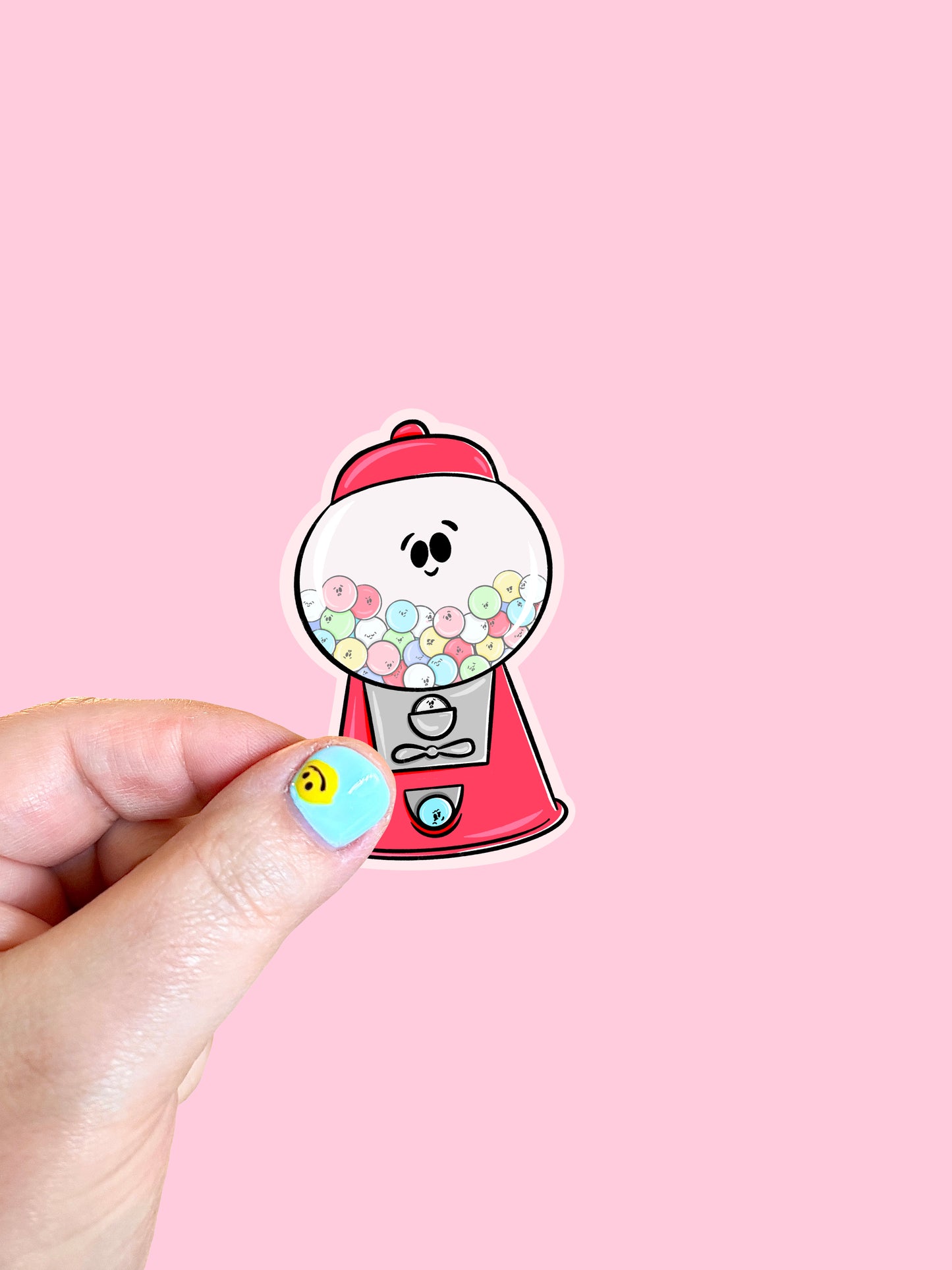 Gumball Machine Vinyl Sticker