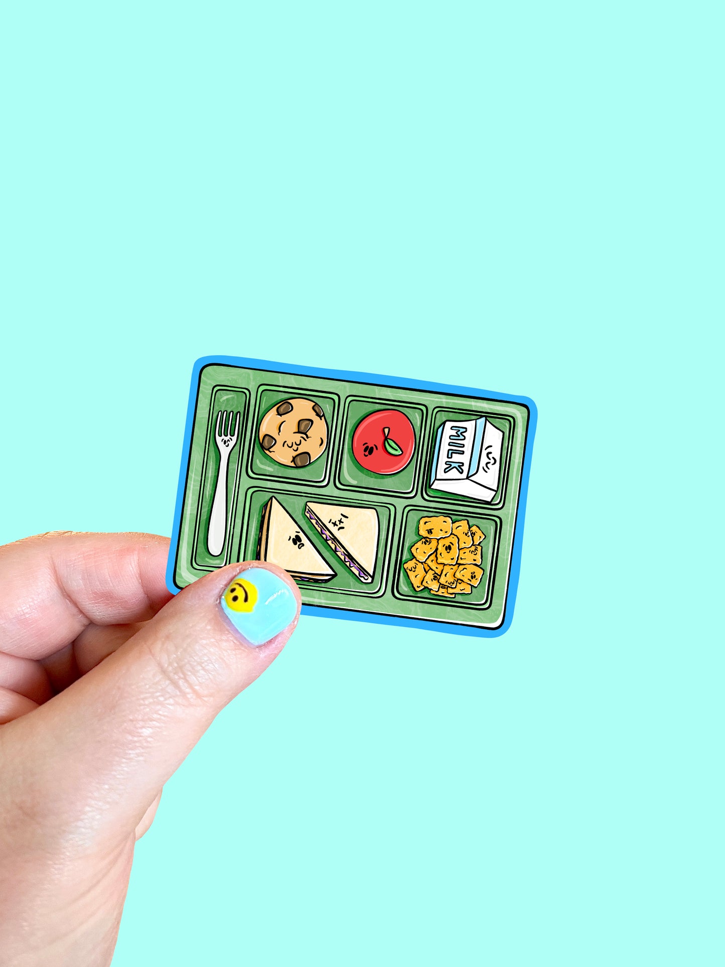 Lunch Tray Vinyl Sticker