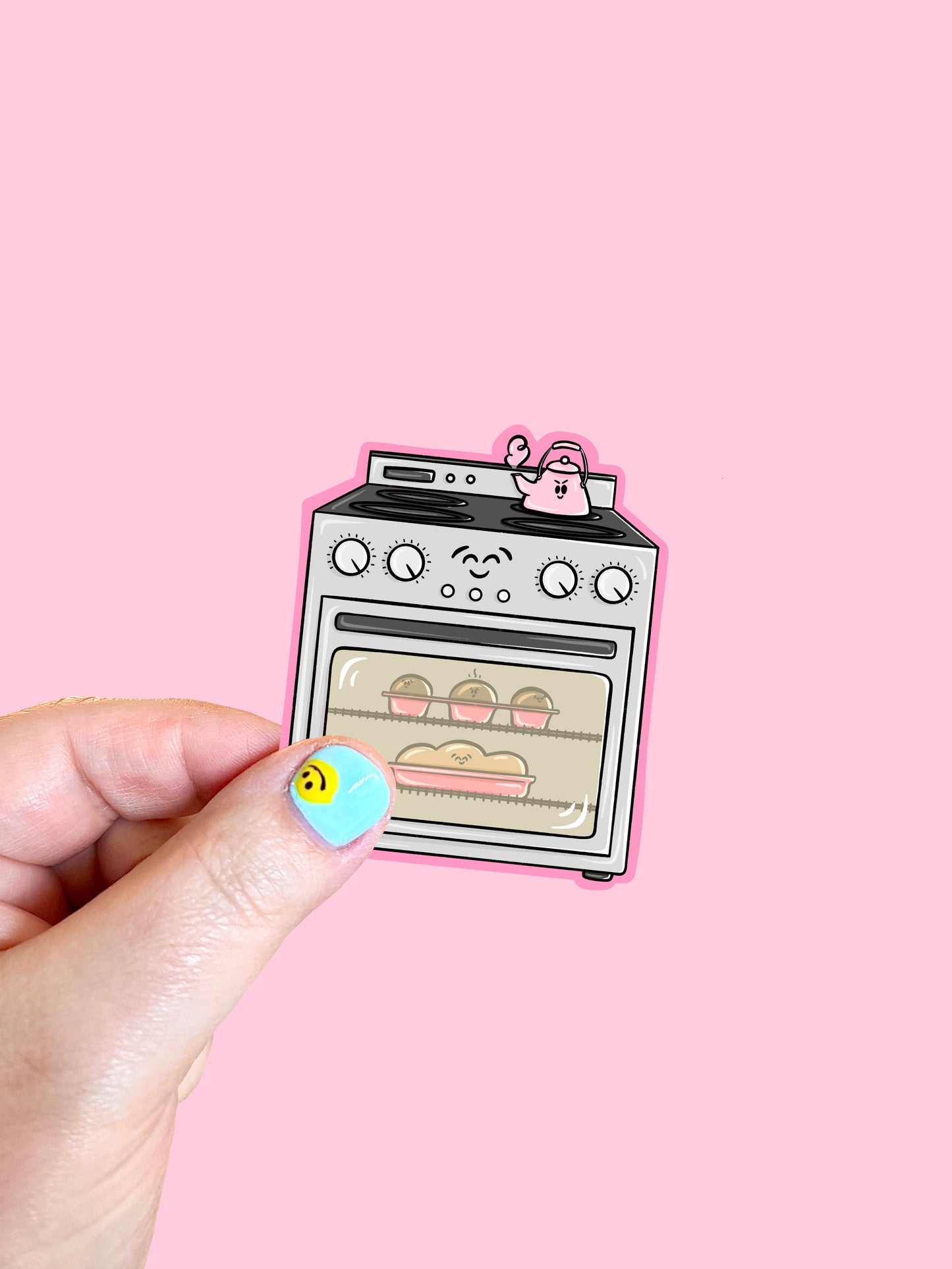 Oven Vinyl Sticker