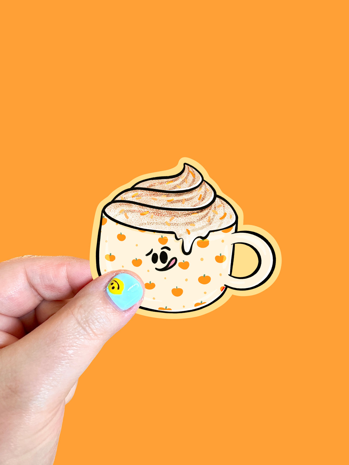 Pumpkin Spice Latte Vinyl Sticker