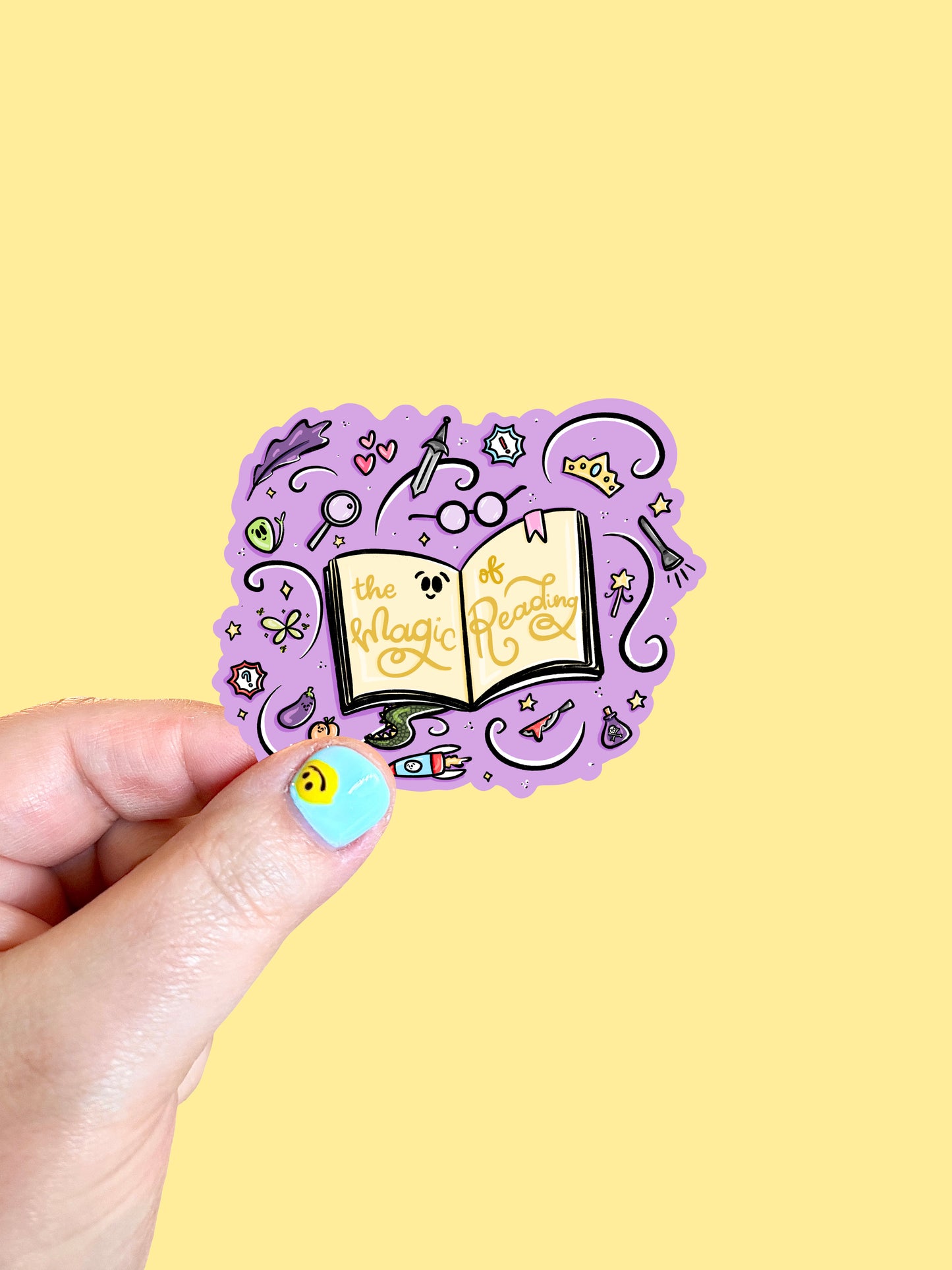 Magic of Reading Vinyl Sticker