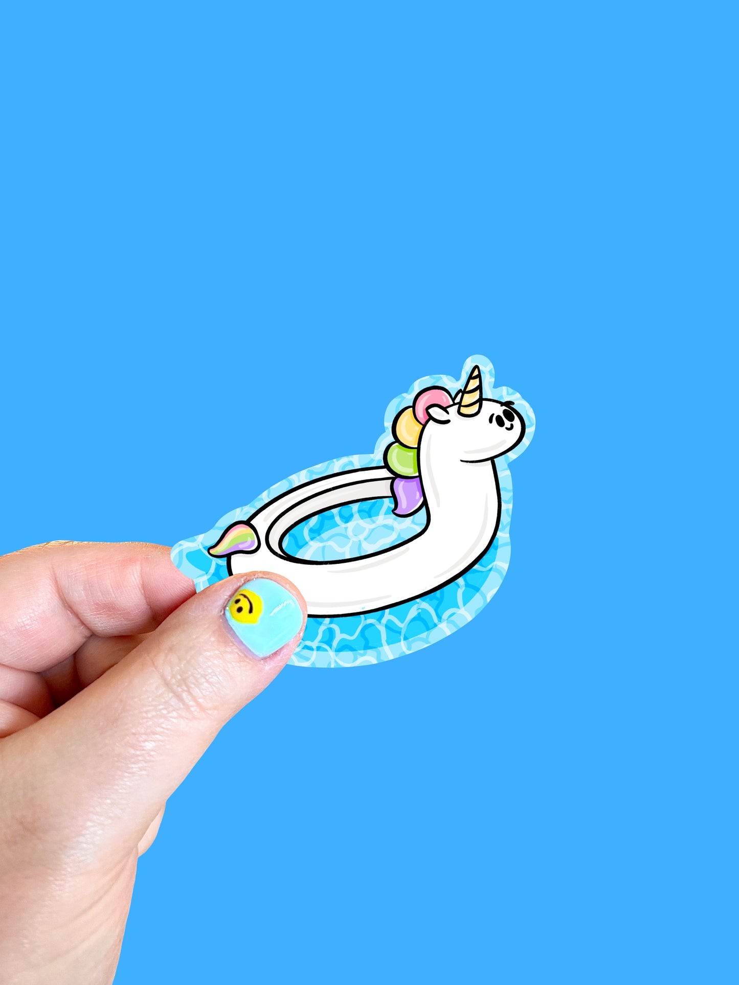 Unicorn Floatie Vinyl Sticker