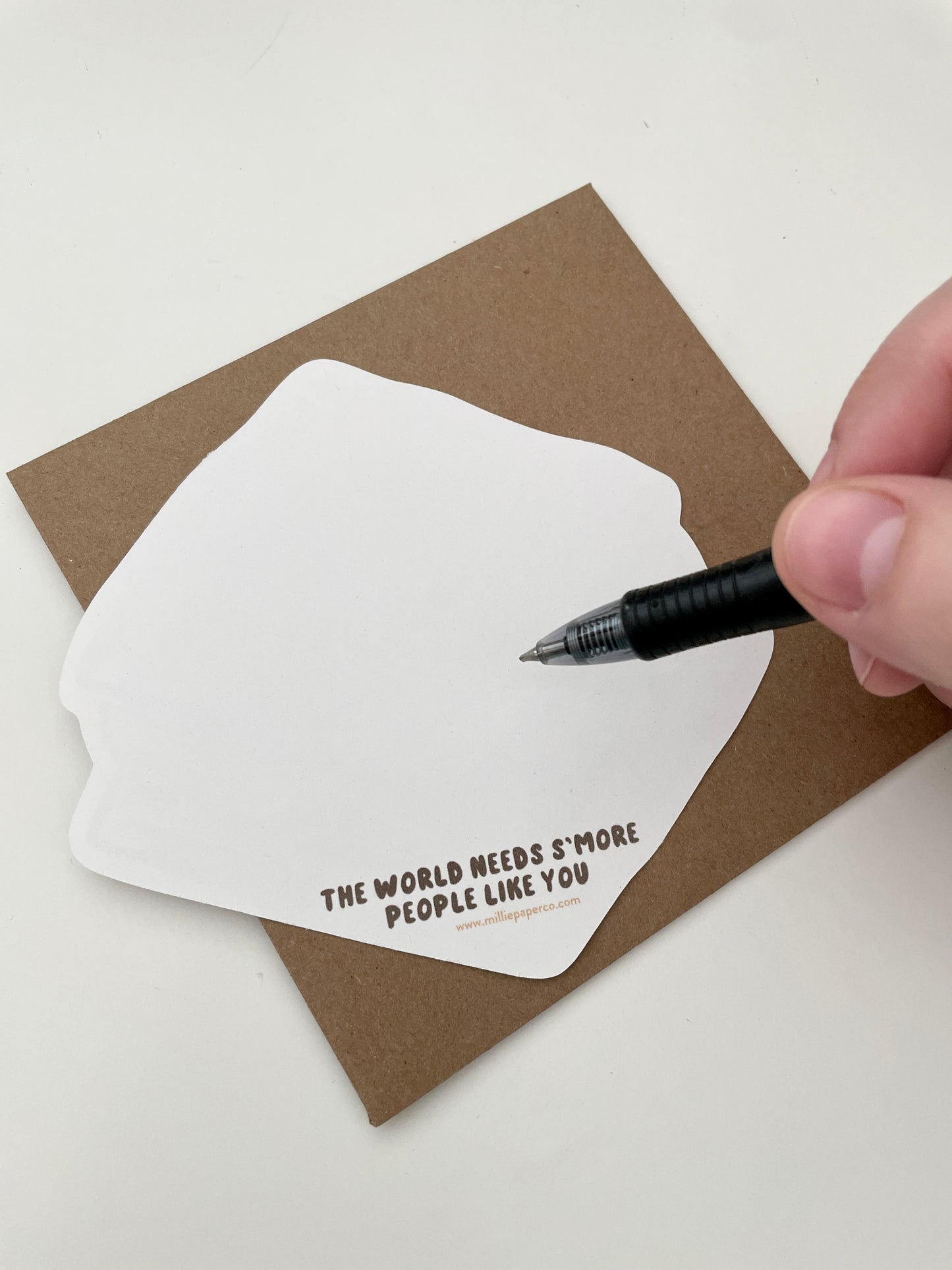 S'more Die Cut Postcard
