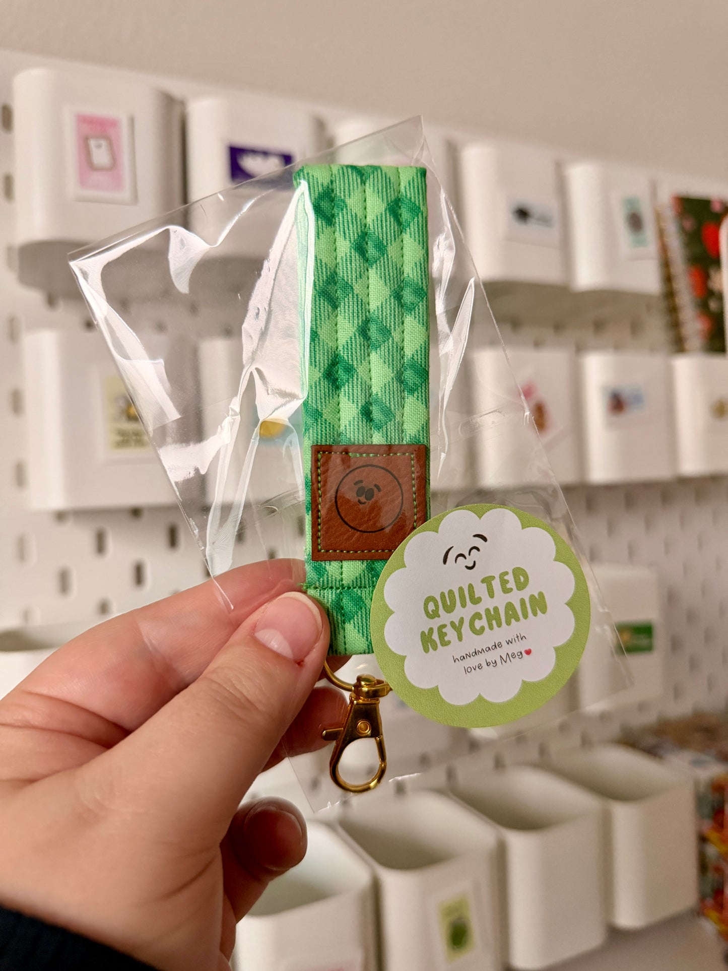 Quilted Keychain