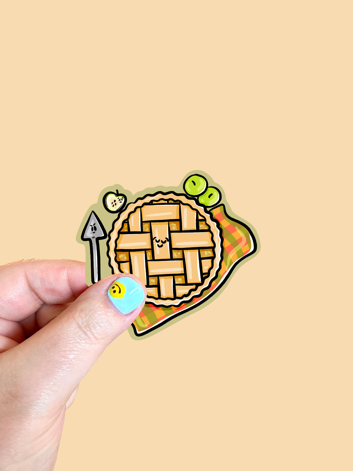 Apple Pie Vinyl Sticker