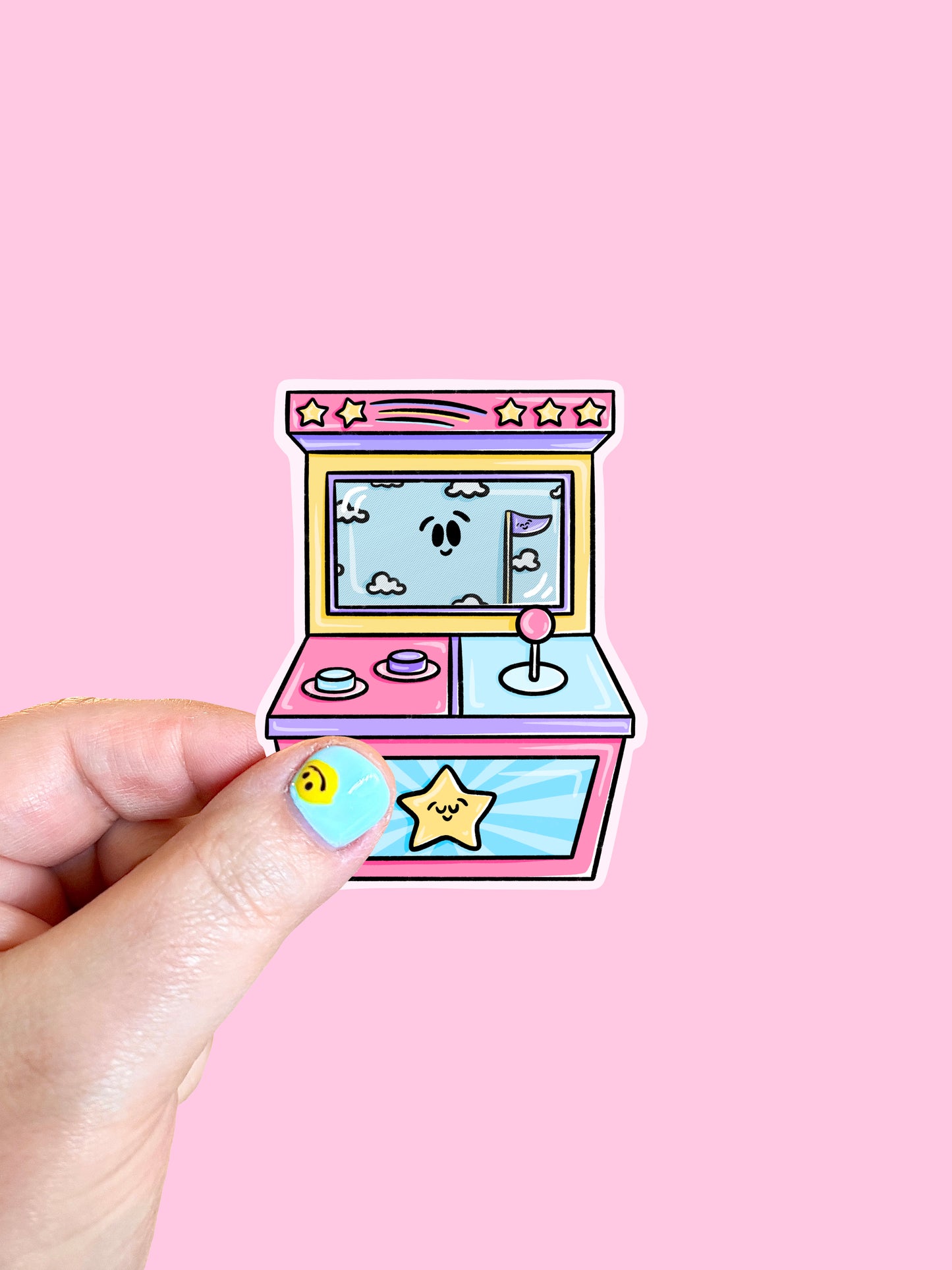Arcade Game Vinyl Sticker