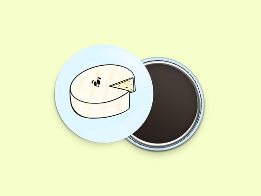 Brie Button Fridge Magnet