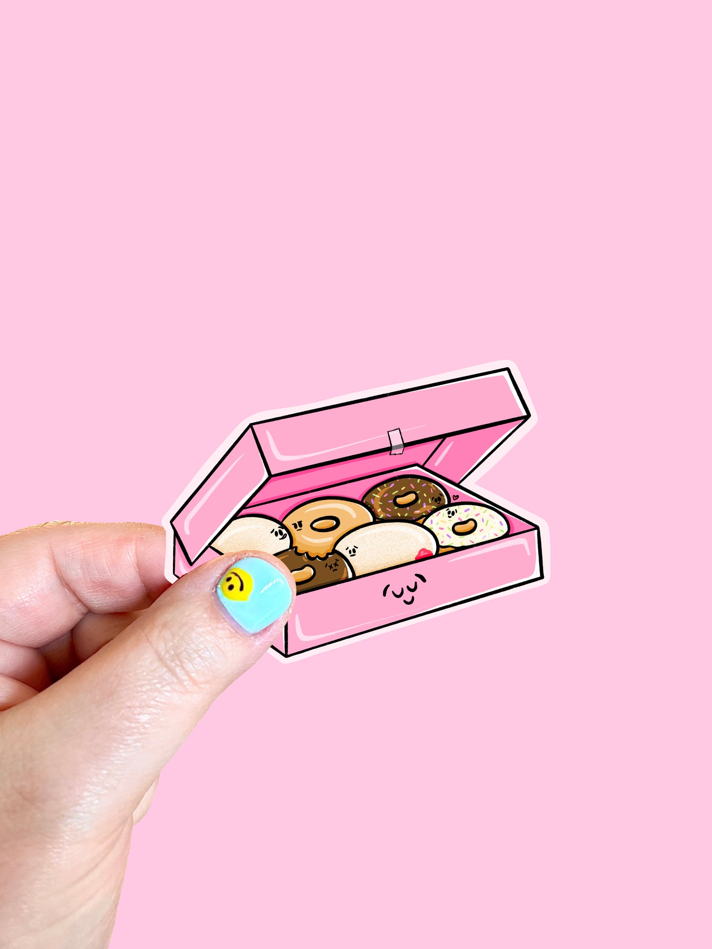 Donut Box Vinyl Sticker