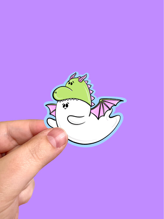 Dragon Ghost Vinyl Sticker