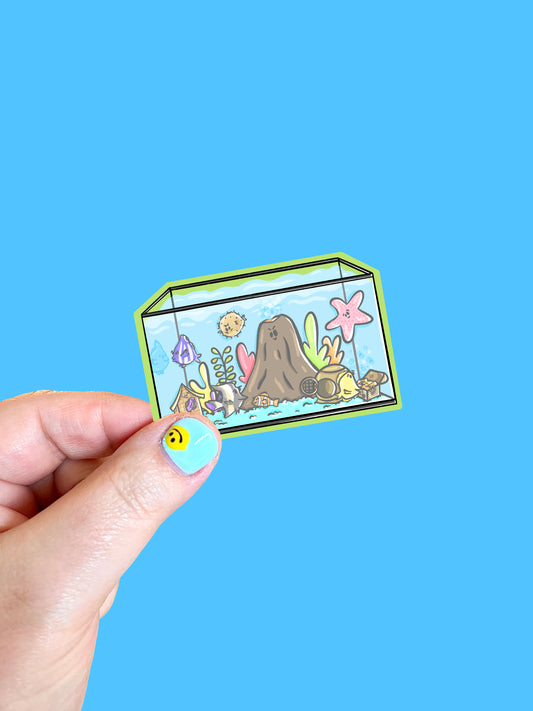 Fish Tank Vinyl Sticker