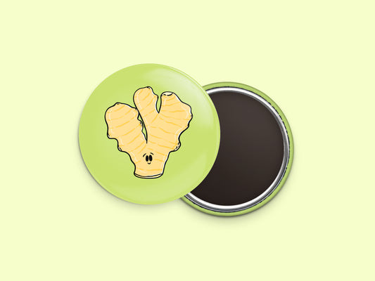 Ginger Button Fridge Magnet