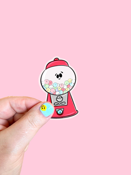 Gumball Machine Vinyl Sticker