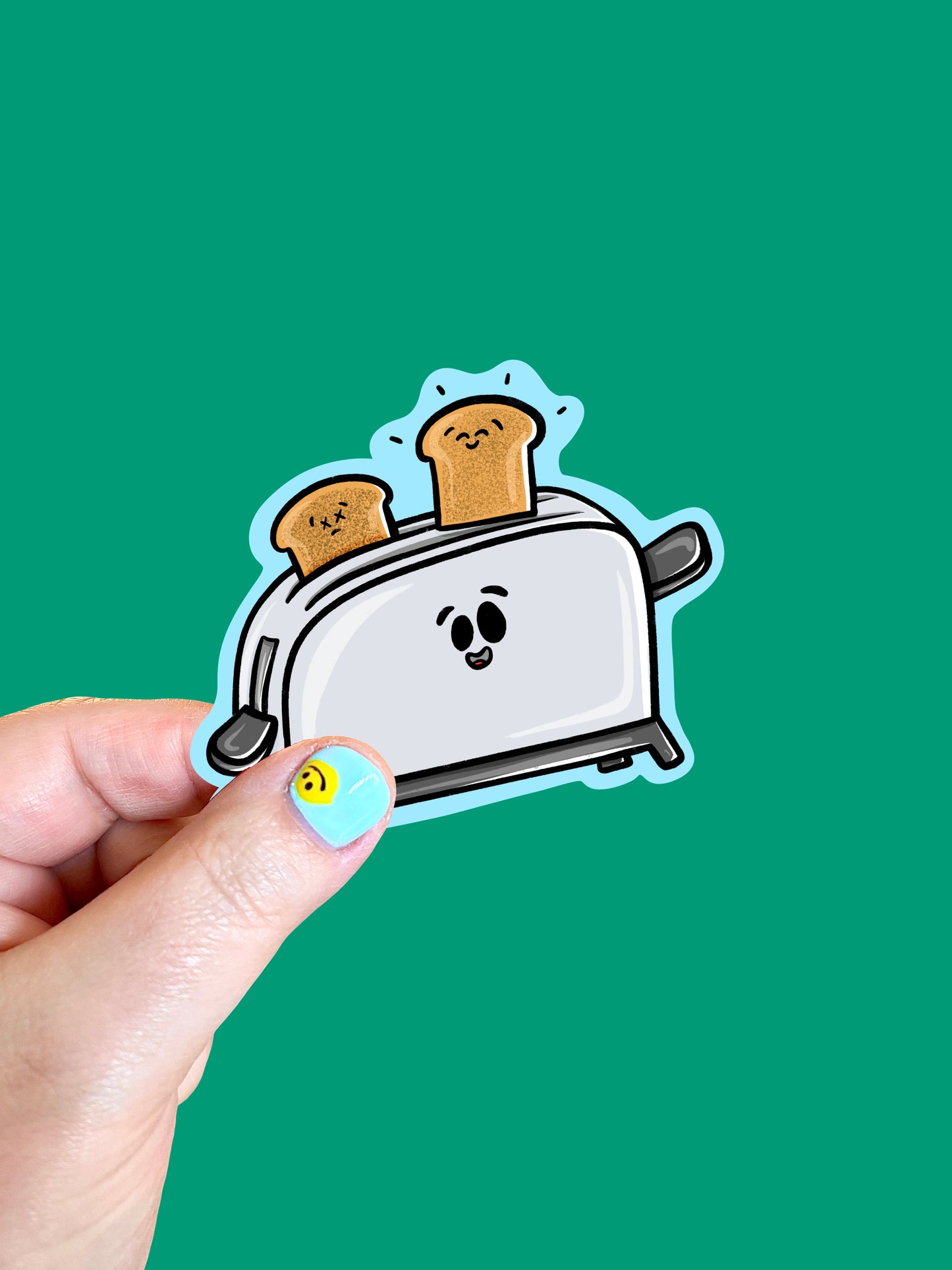 Happy Little Toaster Vinyl Sticker