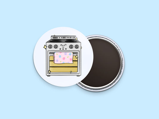 Clean Kitchen Button Calendar Magnet