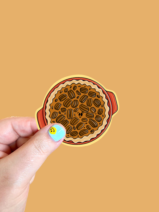 Pecan Pie Vinyl Sticker