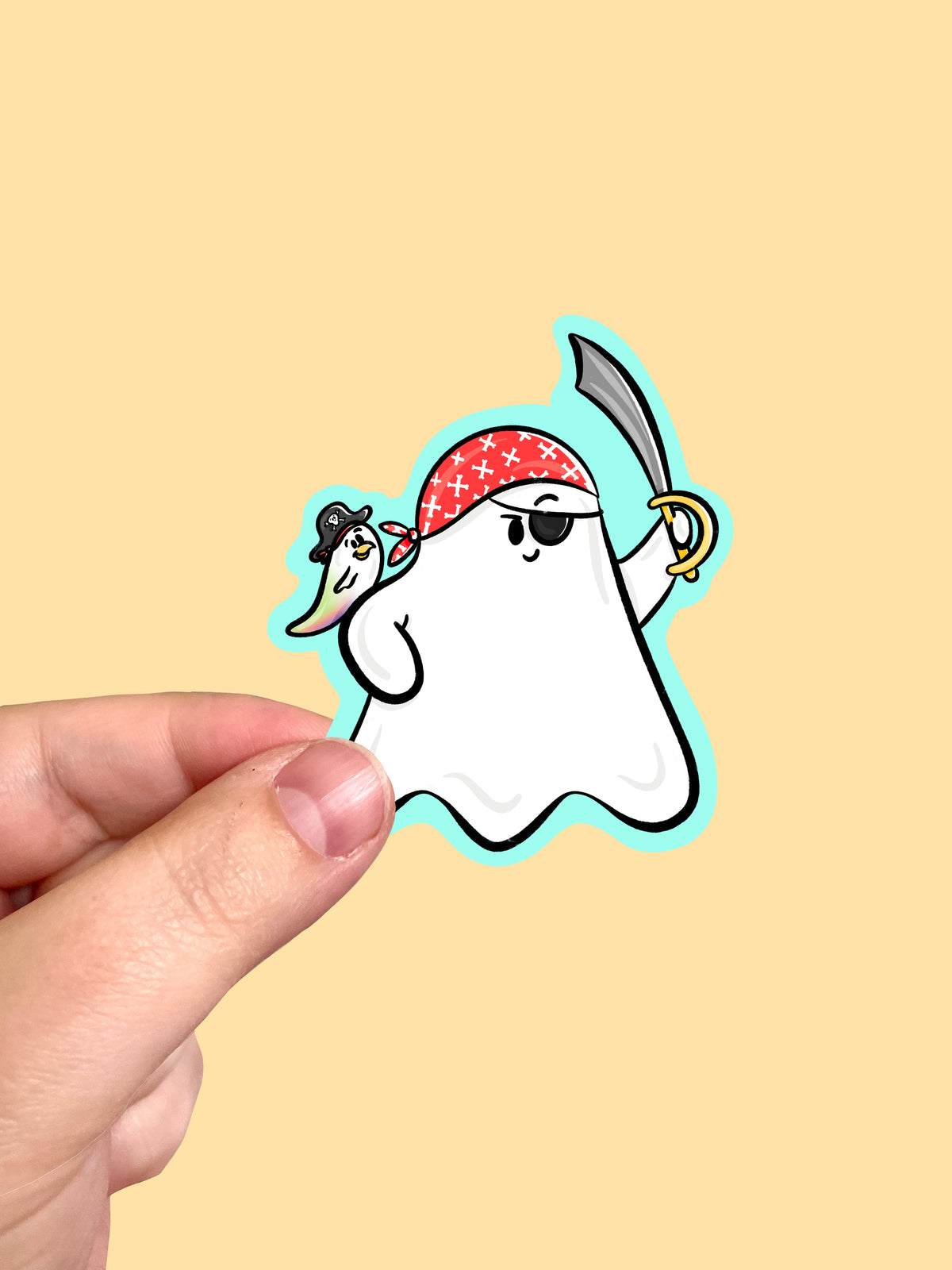 Pirate Ghosts Vinyl Sticker