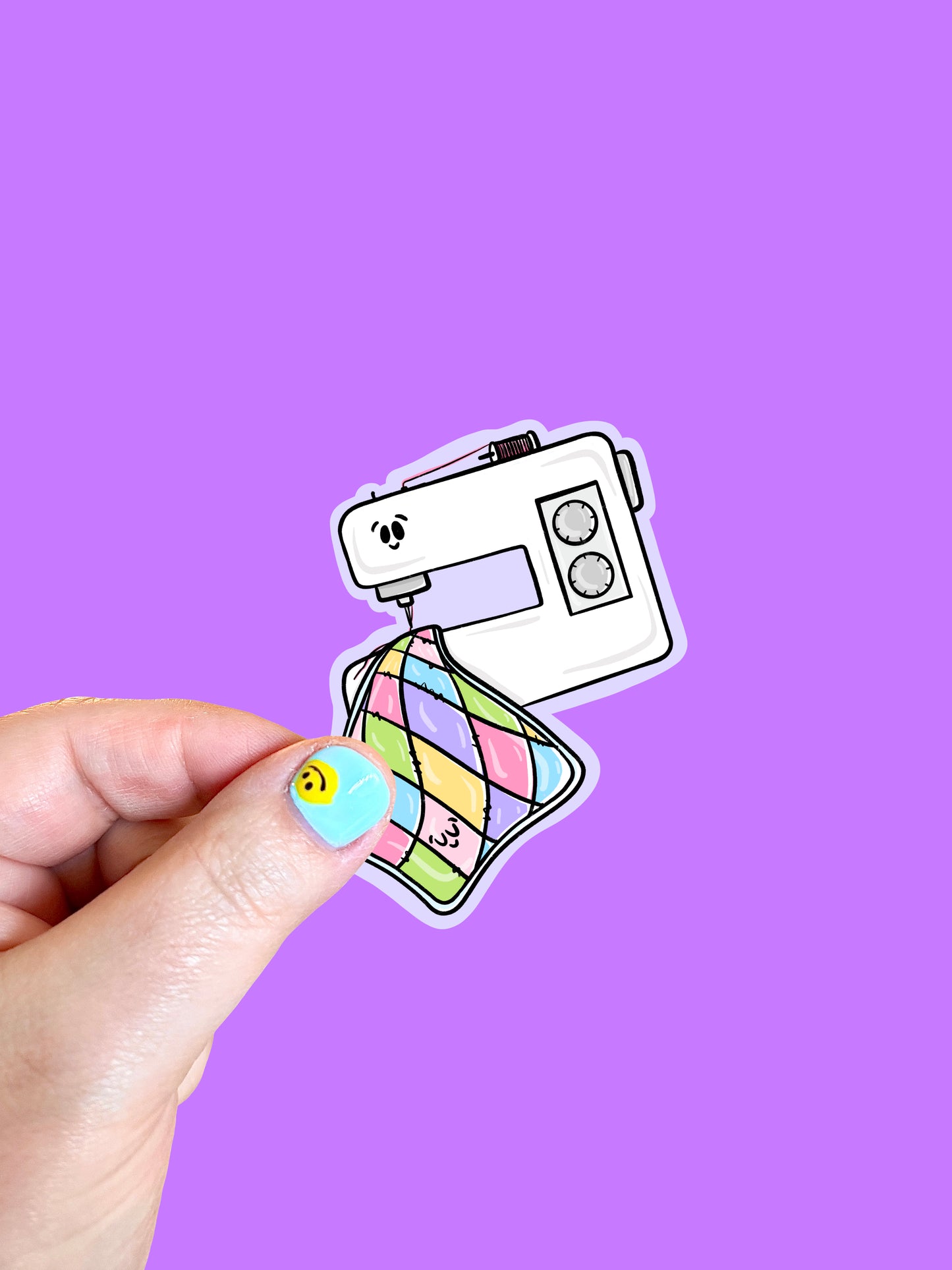 Quilting Vinyl Sticker