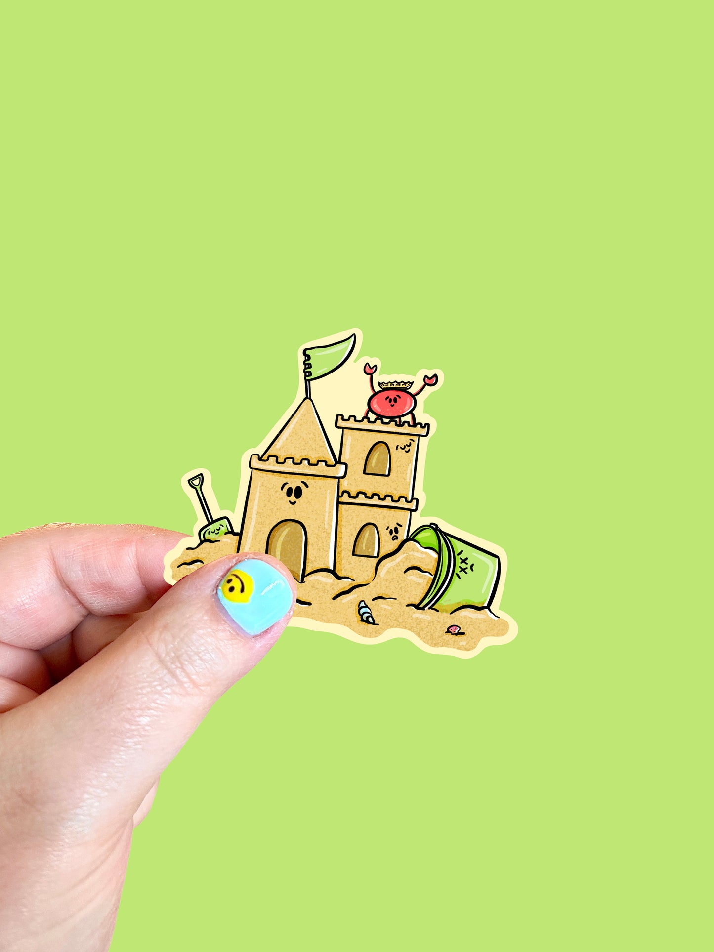 Sandcastle Vinyl Sticker