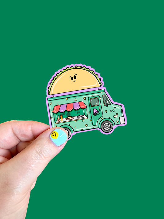 Taco Truck Vinyl Sticker