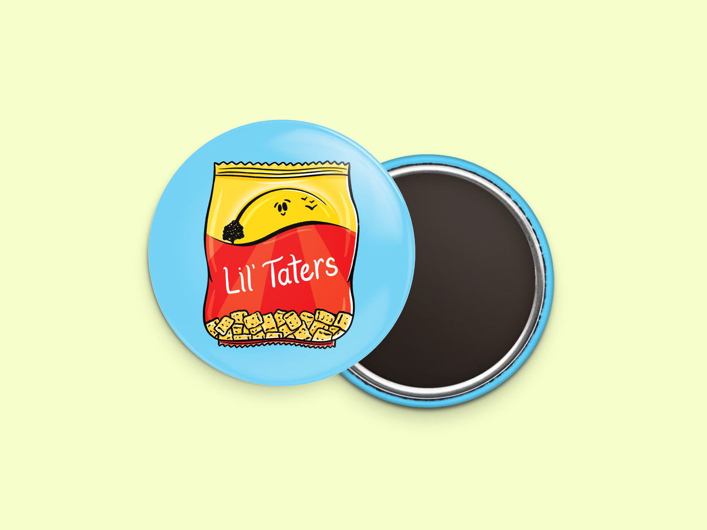 Lil' Taters Button Fridge Magnet