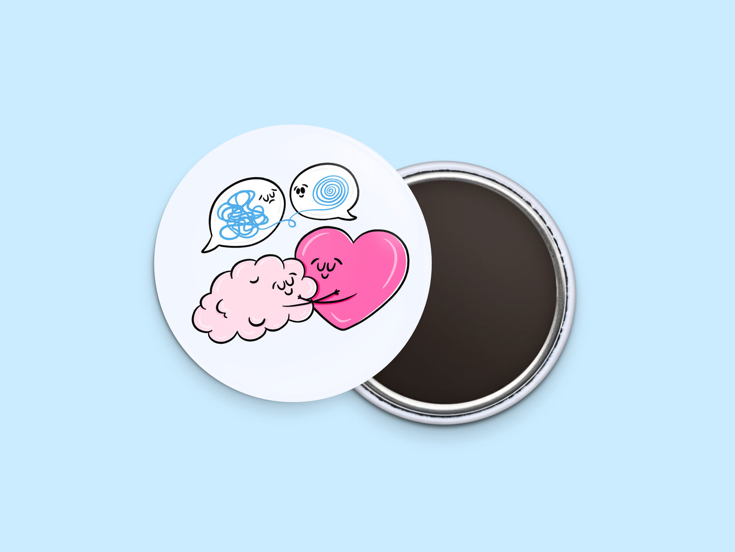 Therapy Appointment Button Calendar Magnet