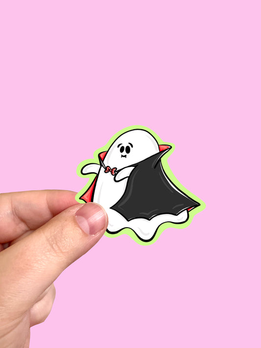 Vampire Ghost Vinyl Sticker