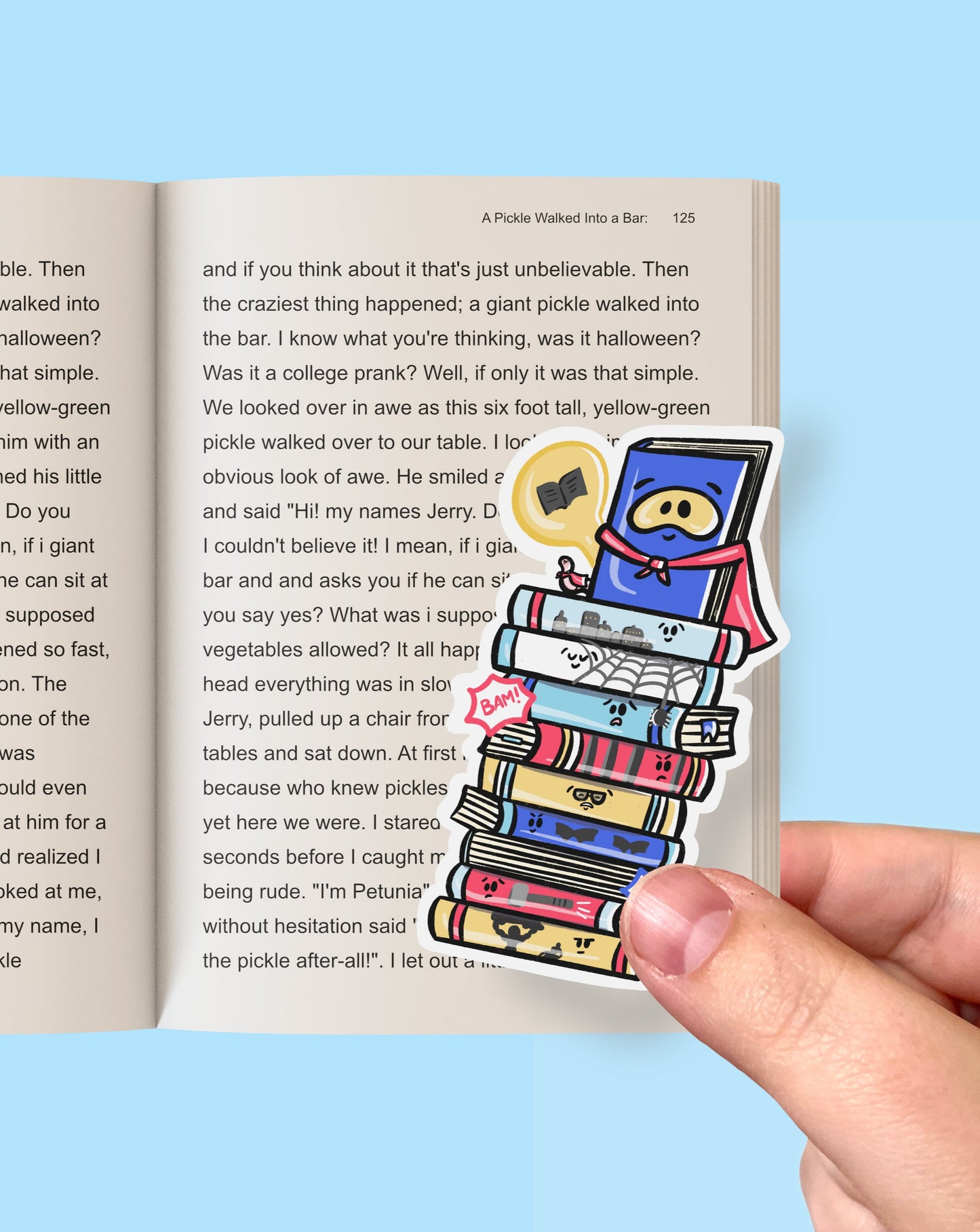 Comics Book Stack Jumbo Bookmark