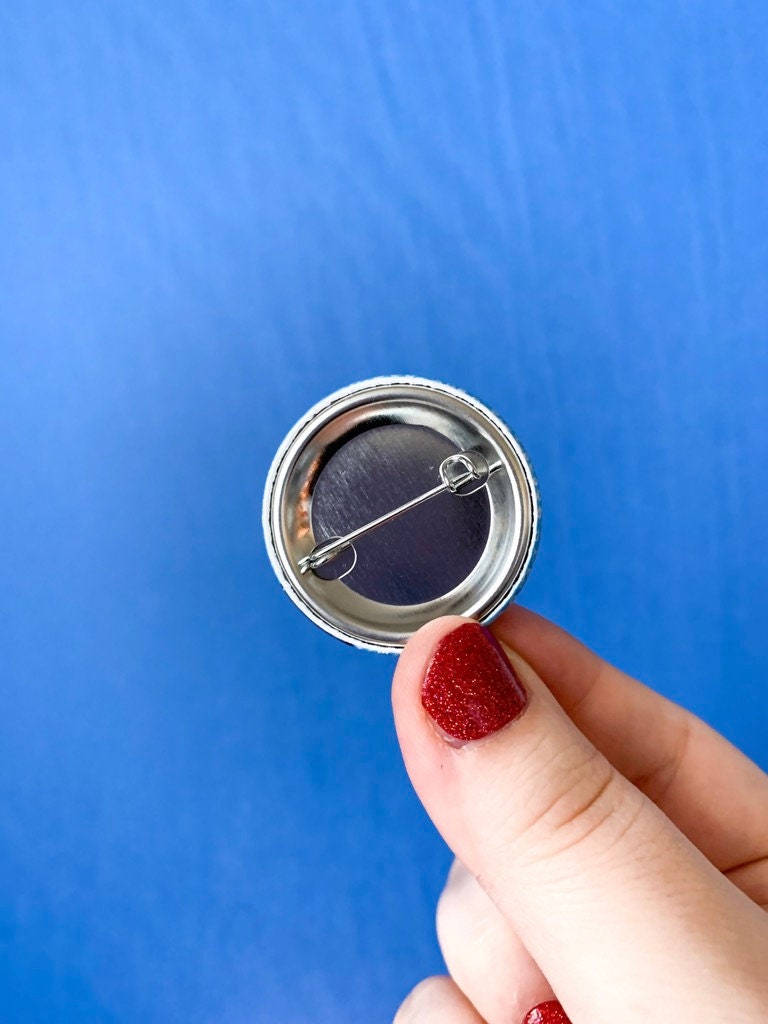 Smiley Face Metal Button