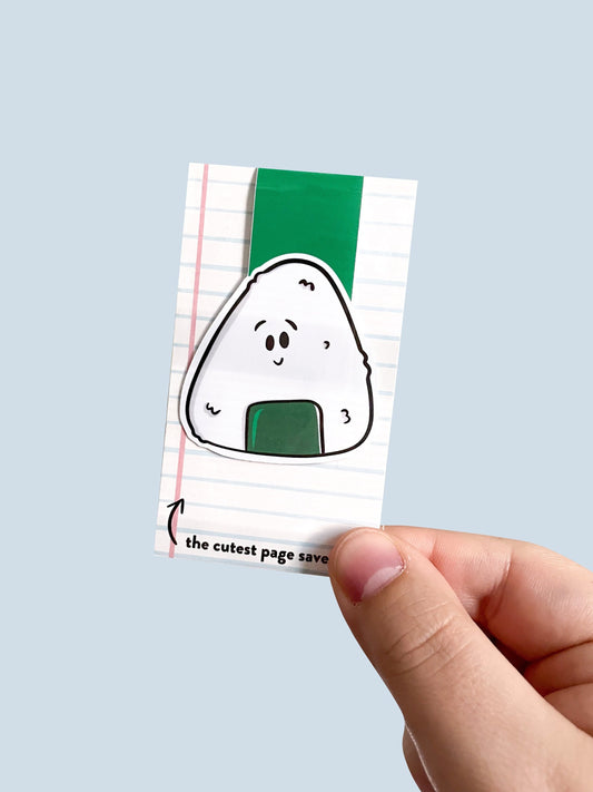 Onigiri Rice Ball Magnetic Bookmark