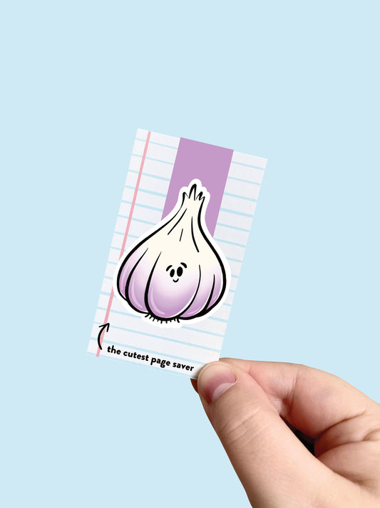 Garlic Magnetic Bookmark